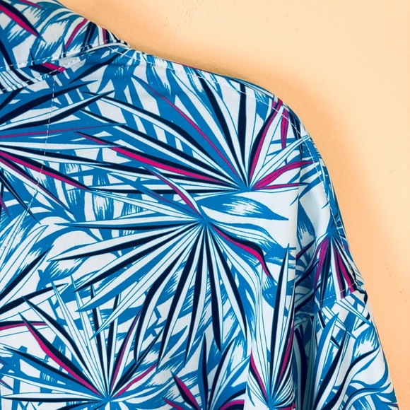 Walter Hagan Men's Perfect 11 Agave Golf Cyan Blue Athletic Polo Shirt Size XL - Picture 10 of 14